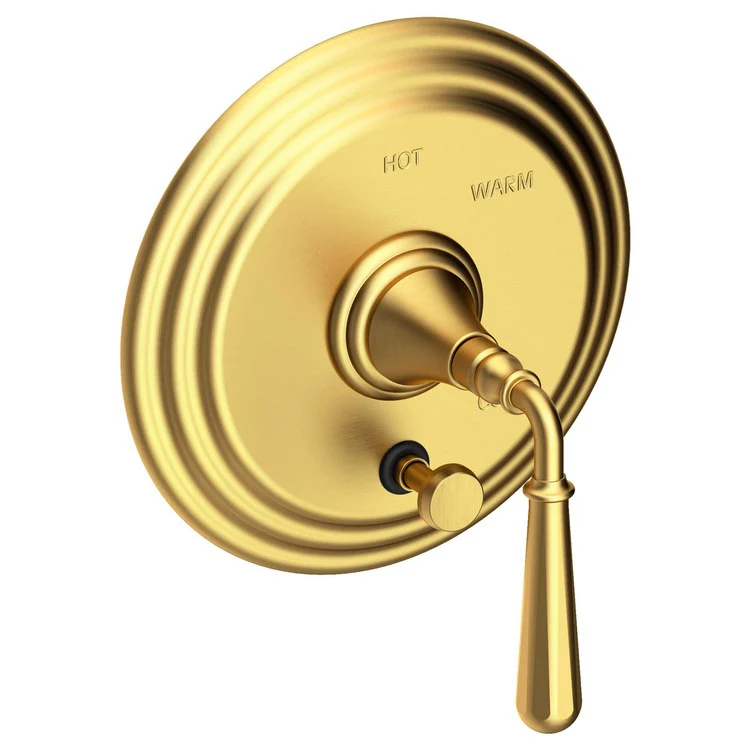 Bevelle Pressure Balance Tub/Shower Valve Trim Only with Lever Handle - Midnight Chrome - Frankwebs