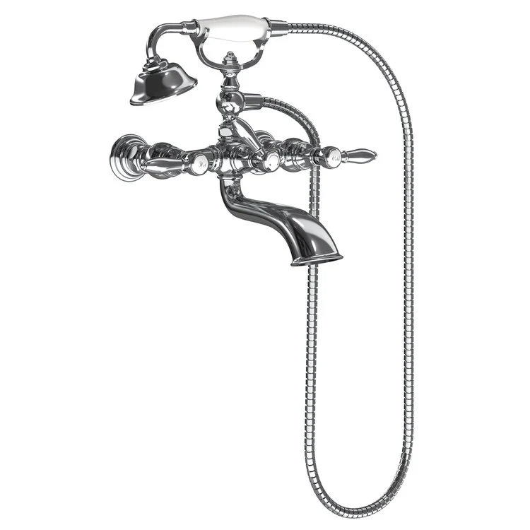 Weymouth Two-Handle Tub Filler with Handshower - Frankwebs