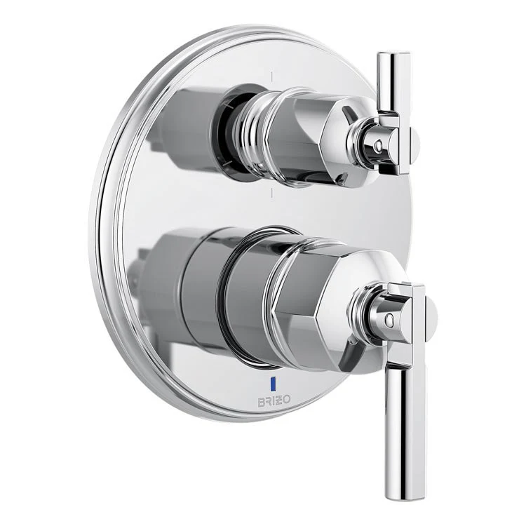 Pressure Balance Valve Trim Invari with Integrated 6 Function Diverter Less Handle Brilliance Luxe Gold ADA - Frankwebs