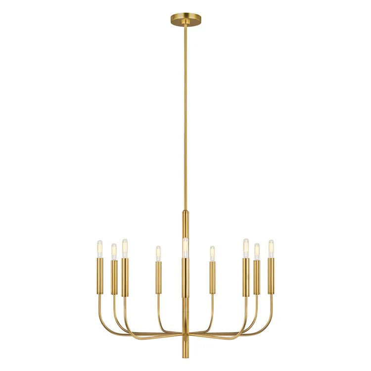 Brianna Nine-Light Chandelier by Ellen - Frankwebs