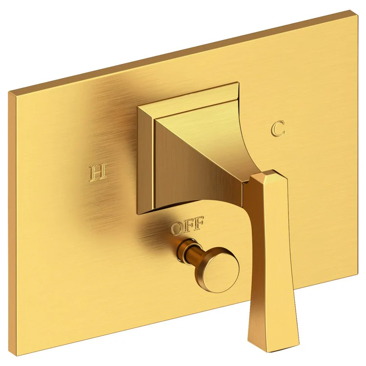 Joffrey Pressure Balance Tub/Shower Valve Trim Only with Lever Handle - Flat Black - Frankwebs