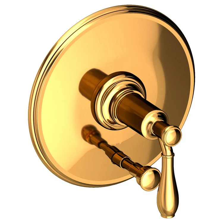 Ithaca Pressure Balance Tub/Shower Valve Trim Only with Lever Handle - Antique Brass - Frankwebs