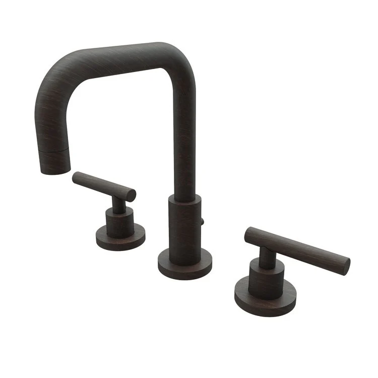 Lavatory Faucet East Square Widespread 8 to 20 Inch Spread 2 Lever ADA WaterSense White 1.2 Gallons Per Minute Brass Pop-Up with Tailpiece Spout Reach 6-1/8 Inch - Frankwebs