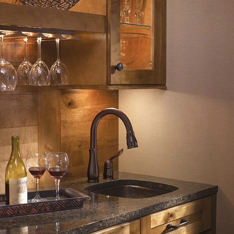 Leland Single Handle Pull Down Bar/Prep Faucet - Frankwebs