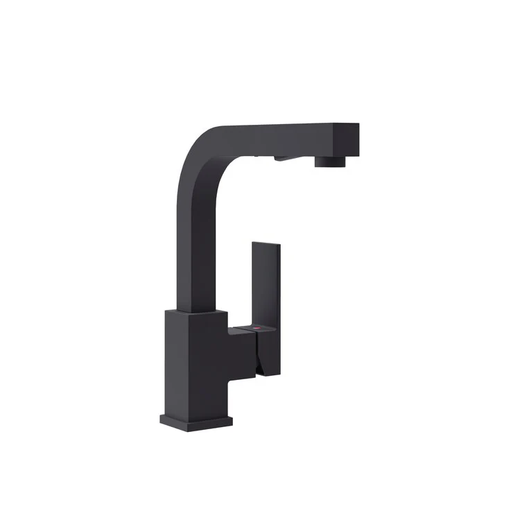 Kitchen Faucet Duro 1 Lever ADA Matte Black Fixed 1 Hole 1.5 Gallons per Minute - Frankwebs
