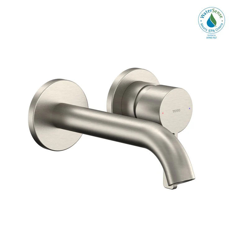 Lavatory Faucet GF Wall Mount Short 1 Lever ADA CALGreen/WaterSense Brushed Nickel 1.2 Gallons per Minute - Frankwebs