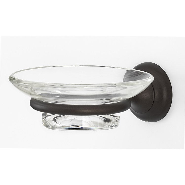 Soap Dish Royale Bath Unlacquered Brass Concealed Wall Mount Round 4-9/16 x 4-5/16 x 2 Inch - Frankwebs