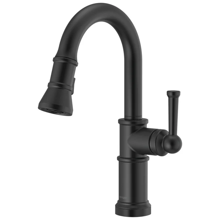 Prep Faucet Artesso 1 Lever ADA Brilliance Polished Nickel Pull Down 2 Function Wand Aerated Stream/Spray 360 Degree Swivel - Frankwebs