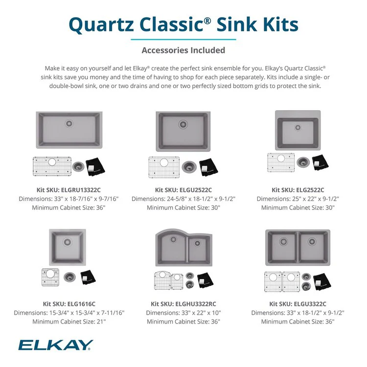 Sink Kit Quartz Classic 24.625 x 18.5 Inch Single Bowl White Bottom Grid Drain Cleaning Kit - Frankwebs