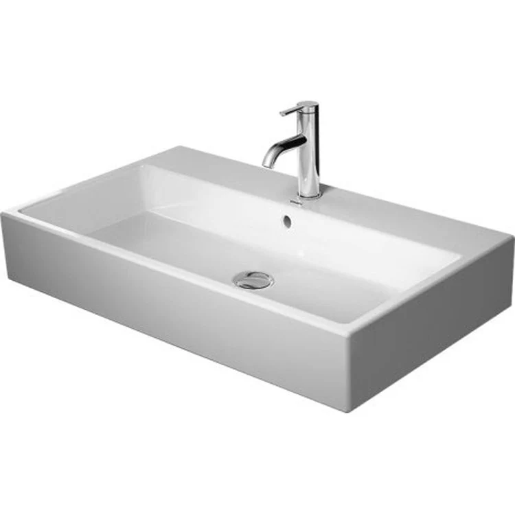 Lavatory Sink Vero Air Wall Mount with Overflow 18-1/2 x 31-1/2 Inch 7-7/8 Inch Spread Rectangle White 3 Hole - Frankwebs