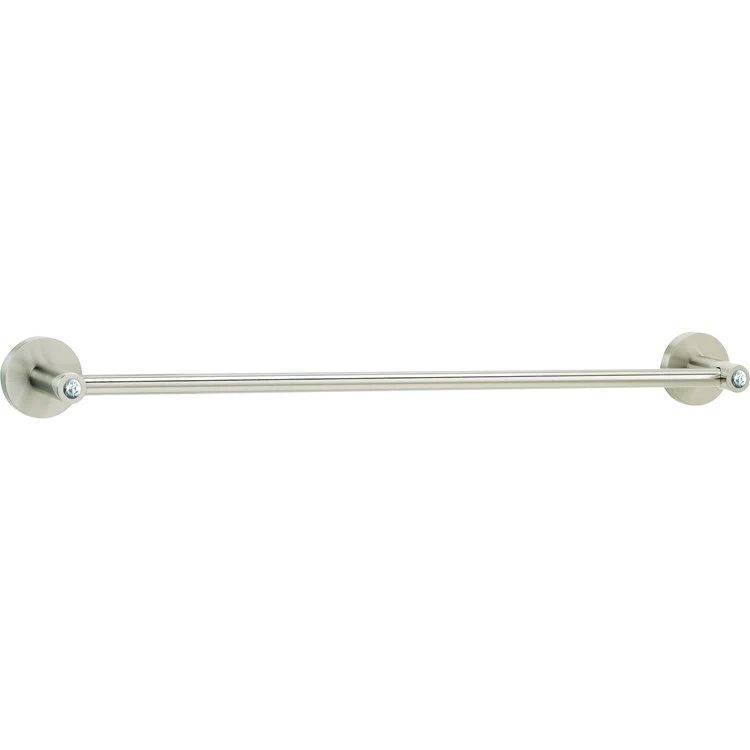 Towel Bar Contemporary I Crystal Bath 30 Inch Polished Chrome Brass 2-3/8 Inch - Frankwebs