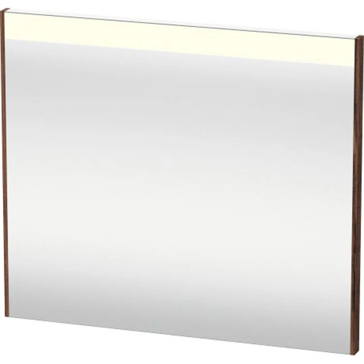 Mirror Brioso 27-1/2 x 32-1/4 Inch White High Gloss with Lighting Rectangle 1-3/8 Inch - Frankwebs