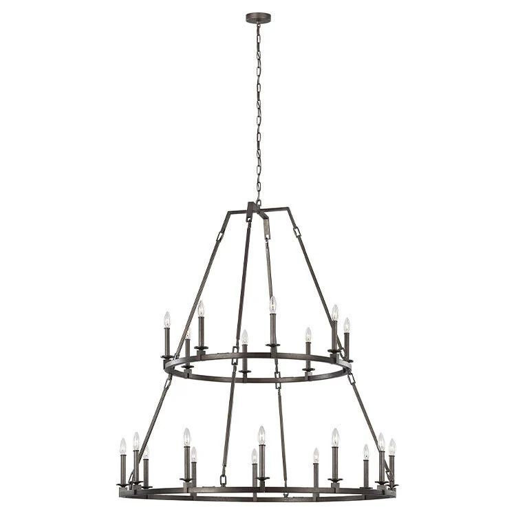 Landen Twenty-Light Two-Tier Chandelier - Frankwebs