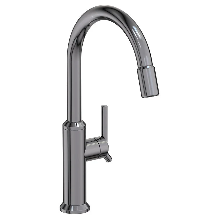 Kitchen Faucet Jeter 1 Lever ADA Polished Chrome Pull Down Spout Height 10-7/9 Inch 1.8 Gallons per Minute - Frankwebs