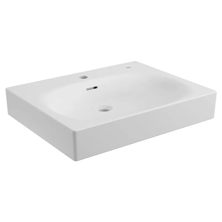Lavatory Sink Eurocube Wall Hung CHO 24 Inch Rectangular ADA Alpine White - Frankwebs
