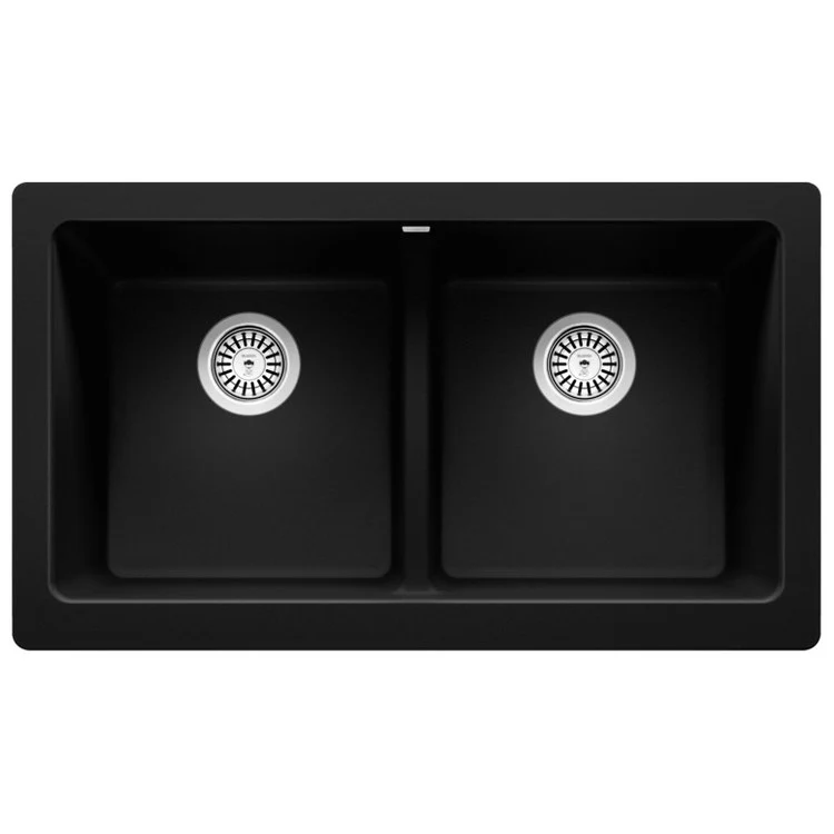 Kitchen Sink Vintera 33 x 19 Inch Double Bowl Cinder Apron Front Rectangle - Frankwebs