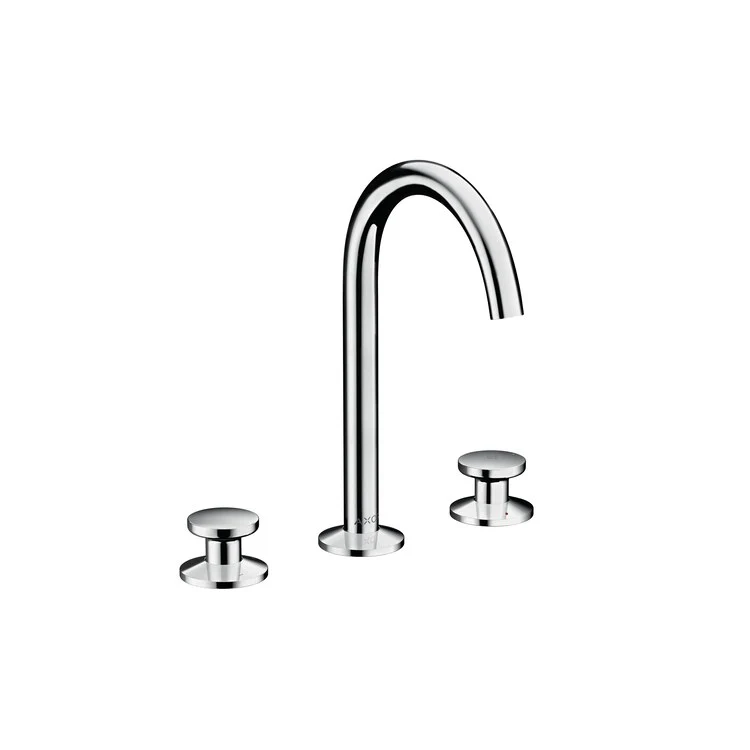 Lavatory Faucet One 170 Widespread 8 Inch Spread 2 Knob WaterSense Brushed Black Chrome 1.2 Gallons per Minute Less Drain 3 Hole Select/AirPower/Comfort Zone/EcoRight - Frankwebs