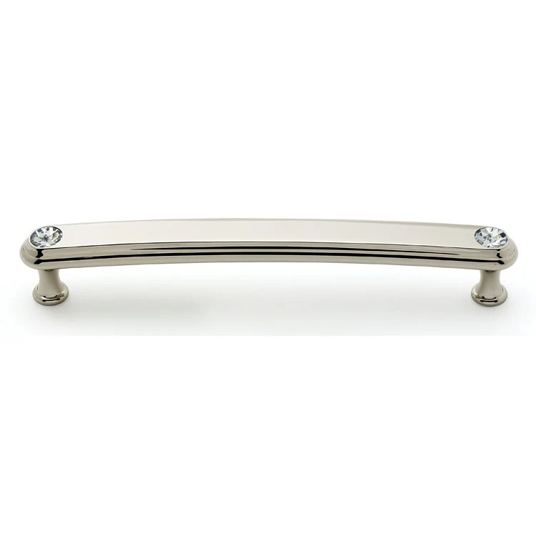 Pull Swarovski Crystal Round Crystal Handle Polished Antique Brass 6 Inch 6-3/4 Inch 1-1/8 Inch - Frankwebs