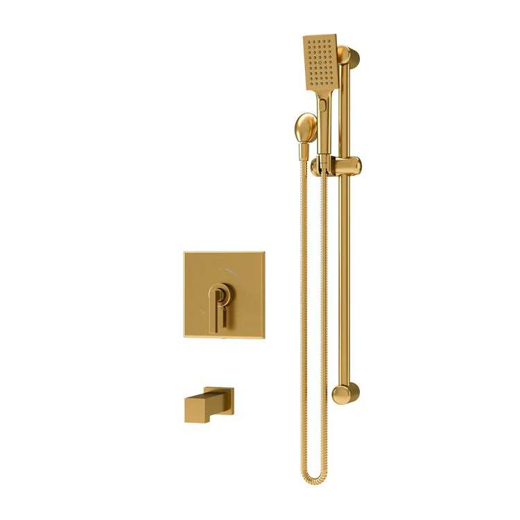 Tub and Shower Trim Duro with VersaFlex Integral Diverter 1 Lever Brushed Bronze WaterSense ADA 2.0 Gallons per Minute for S262 Series Temptrol VersaFlex Shower Valve - Frankwebs