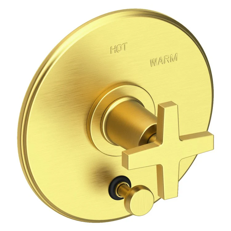 Pressure Balance Valve Trim Dorrance with Diverter Pull Knob 1 Cross Forever Brass PVD ADA Depth 3-1/6 Inch - Frankwebs