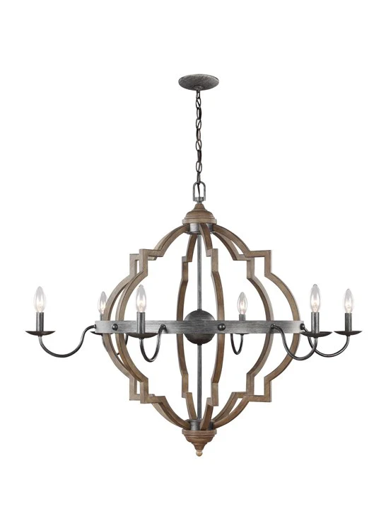Socorro Six-Light LED Chandelier - Frankwebs
