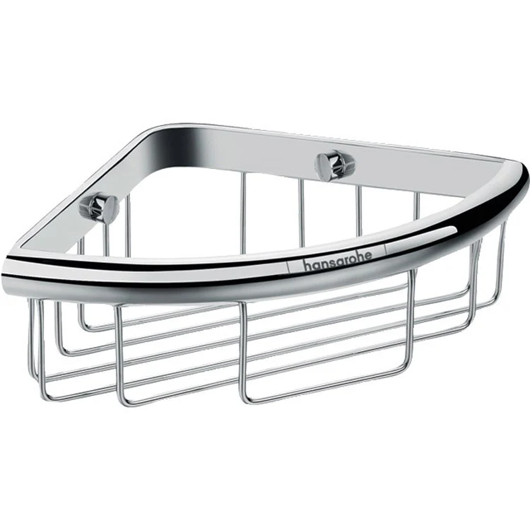 Shower Basket Logis Universal Corner Chrome 6-2/7L x 8-8/9W x 2-4/9H Inch Brass Wall Mount - Frankwebs