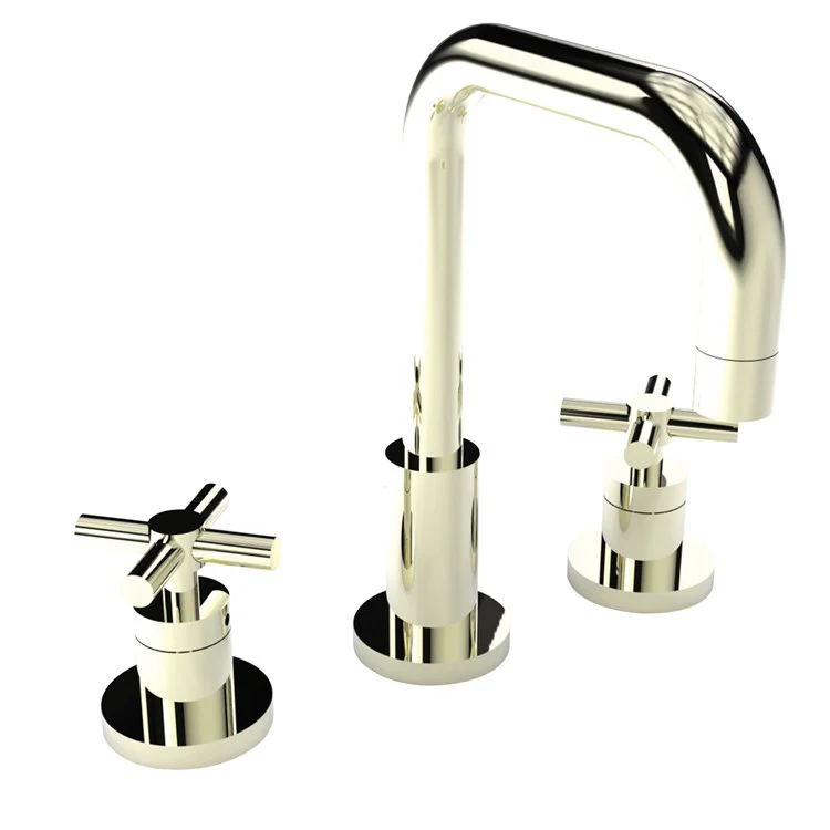 East Square Two Handle Widespread Bathroom Faucet with Drain - Frankwebs