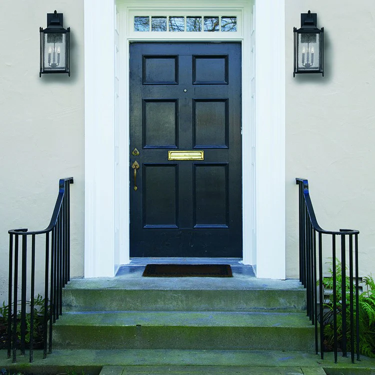 Dunnmore Three-Light Outdoor Wall Mount Lantern - Frankwebs