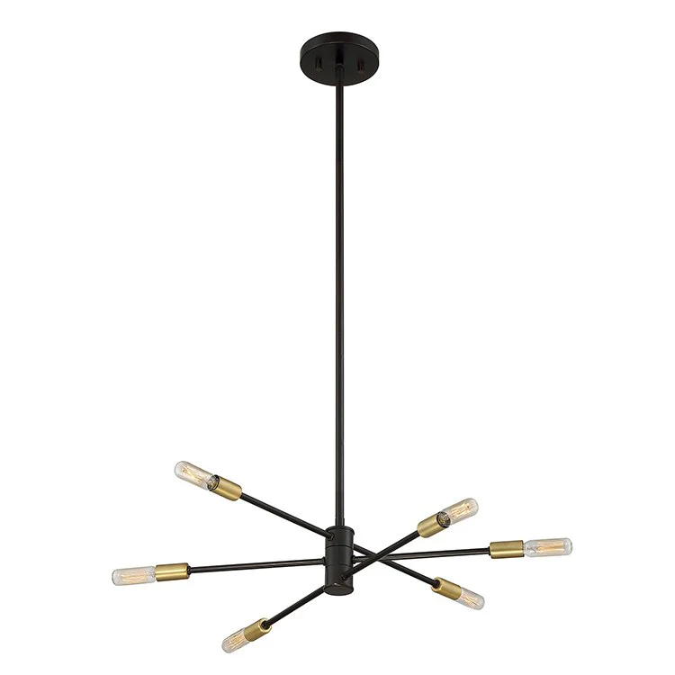 Lyrique Six-Light Chandelier - Frankwebs