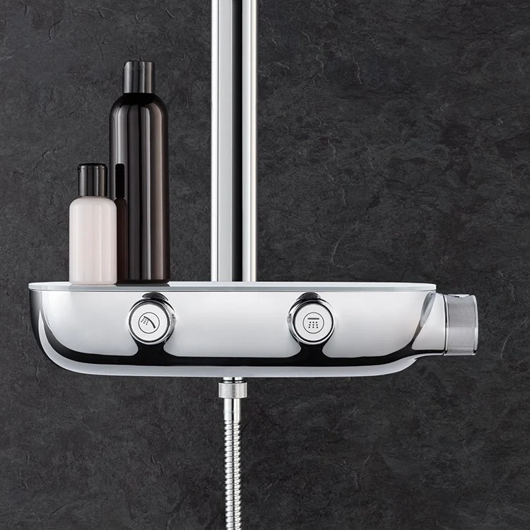 Rainshower SmartControl Wall-Mount Exposed Thermostatic Shower System without Showerhead/Handshower - Frankwebs