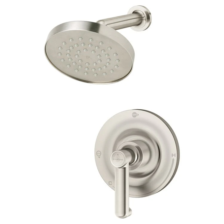 Shower Trim Museo Round 1 Lever Polished Graphite ADA 1.5 Gallons per Minute 1 Function Round Showerhead - Frankwebs