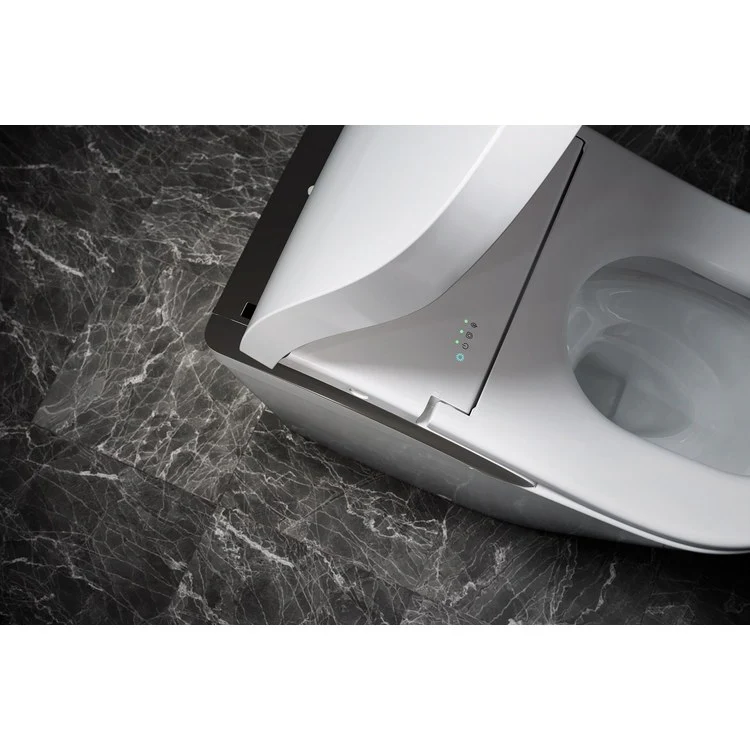 Toilet Neorest LS 1 Piece Integrated Smart Cotton/Nickel Elongated WaterSense/CALGreen ADA 0.8/1.0 Gallons per Flush 12 Inch Rough - Frankwebs
