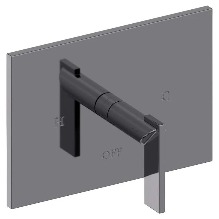 Pressure Balance Valve Trim Metro Rectangle 1 Lever Antique Nickel ADA Depth 3-1/2 Inch - Frankwebs