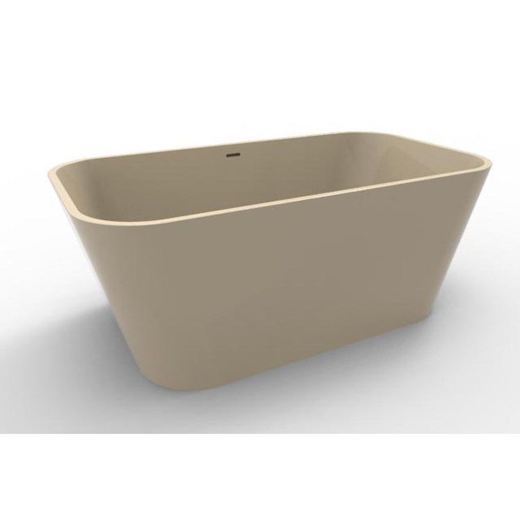 Air Tub Metro Collection Summerlin Freestanding Biscuit Rectangle Hydroluxe SS 57 x 31 x 21-1/2 Inch - Frankwebs