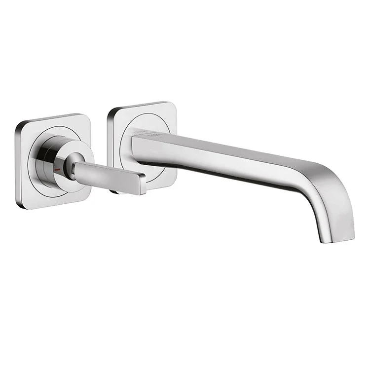 AXOR Citterio E Single Handle Wall-Mount Bathroom Faucet without Drain - Frankwebs