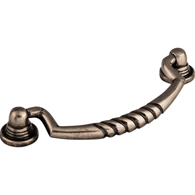 Pull Tuscany Salisbury D Handle Pewter Antique Brass 3-3/4 Inch 1-1/2x4-1/2x1/4 Inch - Frankwebs