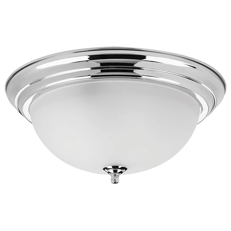 Melon Three-Light Flush Mount Ceiling Light with Etched Glass - Frankwebs