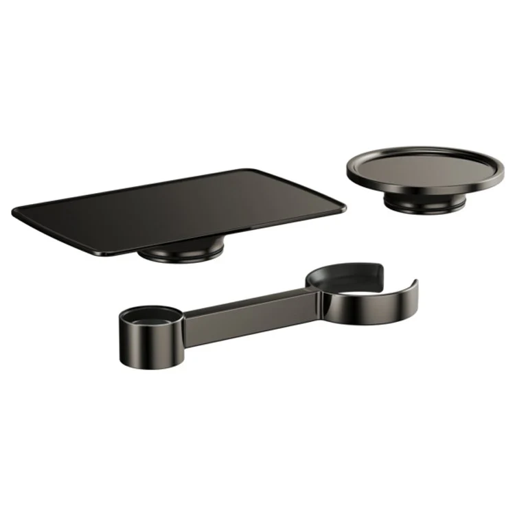 Accessory Kit Kintsu Brilliance Luxe Gold Brass for Freestanding Tub Filler Includes Tray/Dish/Wine Glass Holder - Frankwebs