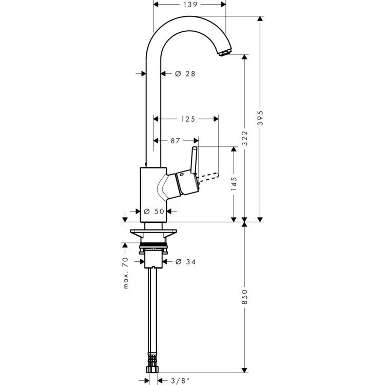 Talis S Single Handle Bar Faucet - Frankwebs