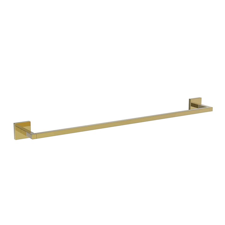 Towel Bar Cube 2 24 Inch Square Plate Flat Black Brass 3-1/4 Inch - Frankwebs