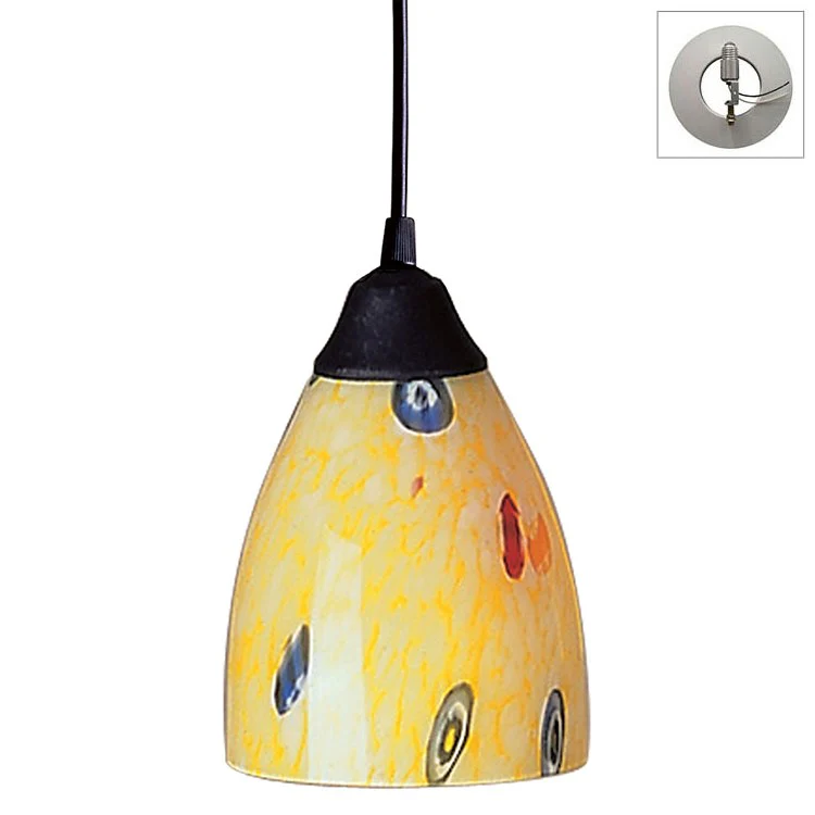 Classico Single-Light Pendant with Recessed Light Kit - Frankwebs