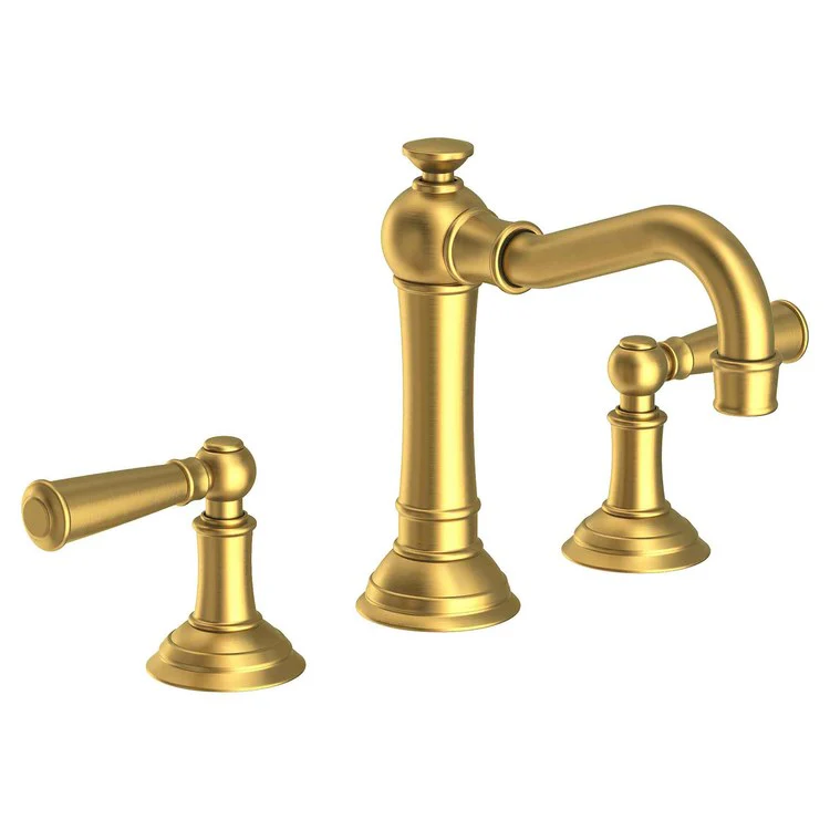 Lavatory Faucet Jacobean Widespread 8 to 20 Inch Spread 2 Lever ADA Flat Black 1.2 Gallons per Minute Brass Spout Height 4-3/16 Inch - Frankwebs