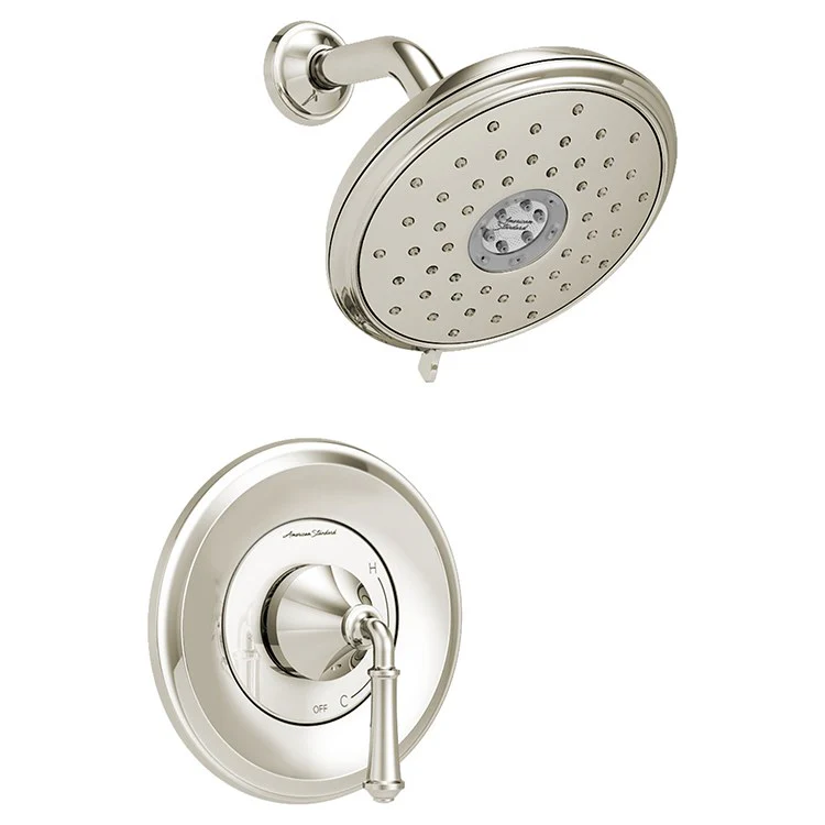 Delancey Pressure Balance Shower Valve Trim with Cartridge and Water-Saving Shower Head - Frankwebs