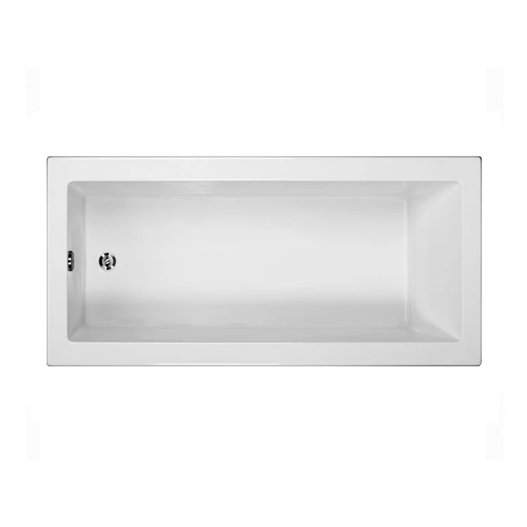 Soaking Tub Andrea 5 66 x 36 Inch Drop-In Left/Right Hand Biscuit Acrylic CXL 90 Gallons 20-1/4 Inch - Frankwebs