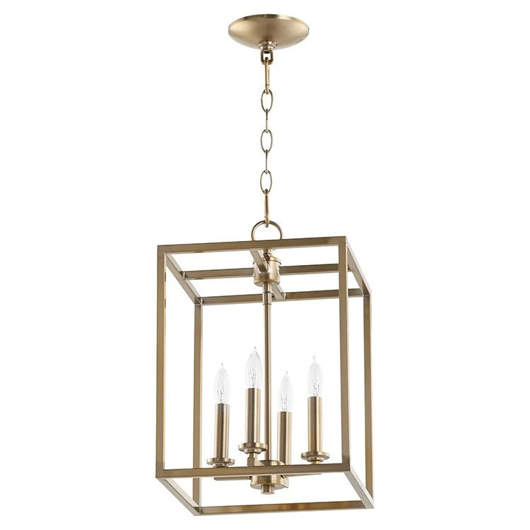 Cuboid Four-Light Foyer Chandelier - Frankwebs