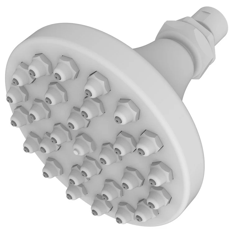 Showerhead Newport Bath 1 Function Satin Brass PVD 4-15/16 Inch 1.8 Gallons per Minute 29 Jets - Frankwebs