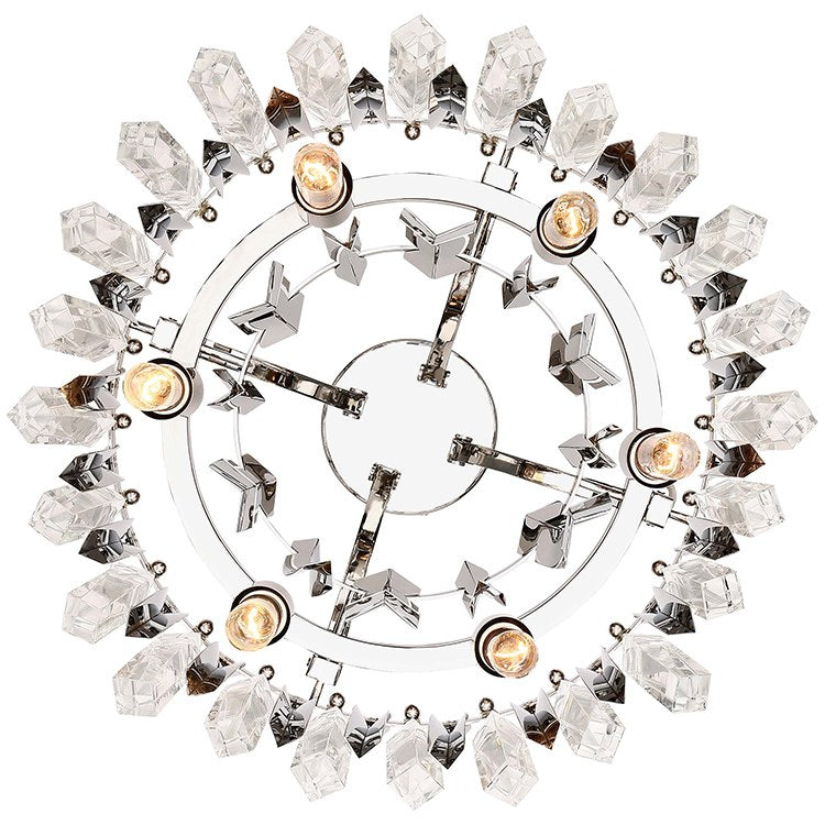Elegance Royale Six-Light Semi-Flush Mount Ceiling Fixture - Frankwebs