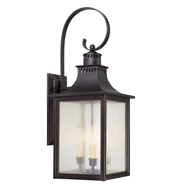 Monte Grande Three-Light Outdoor Wall Mount Lantern - Frankwebs