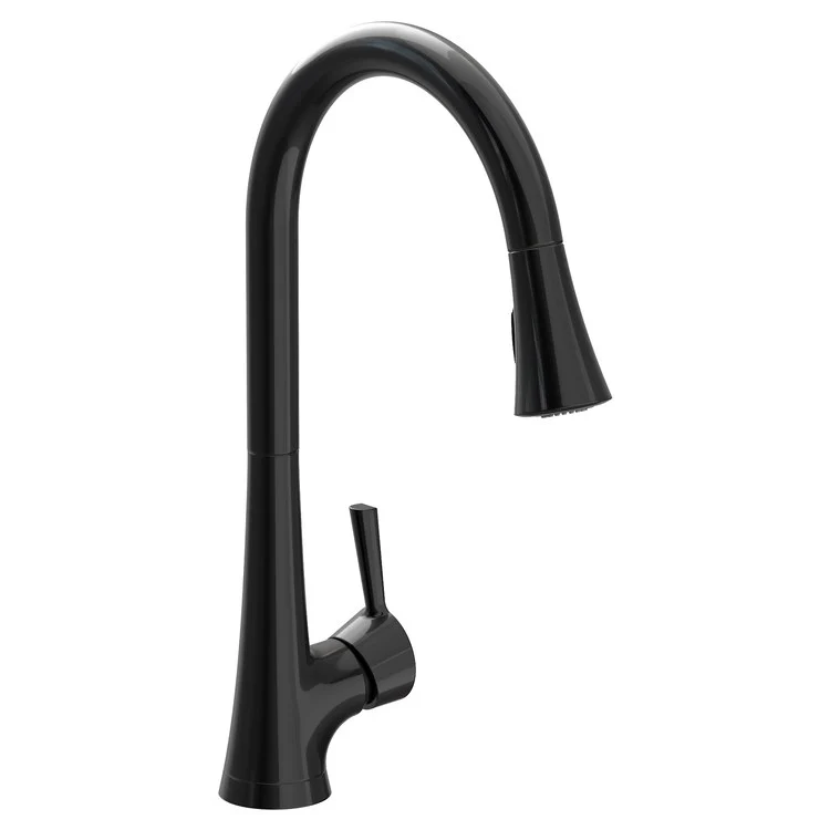Kitchen Faucet Vespera 1 Lever ADA Matte White Pull Down Spout Height 10 Inch 1.8 Gallons per Minute - Frankwebs