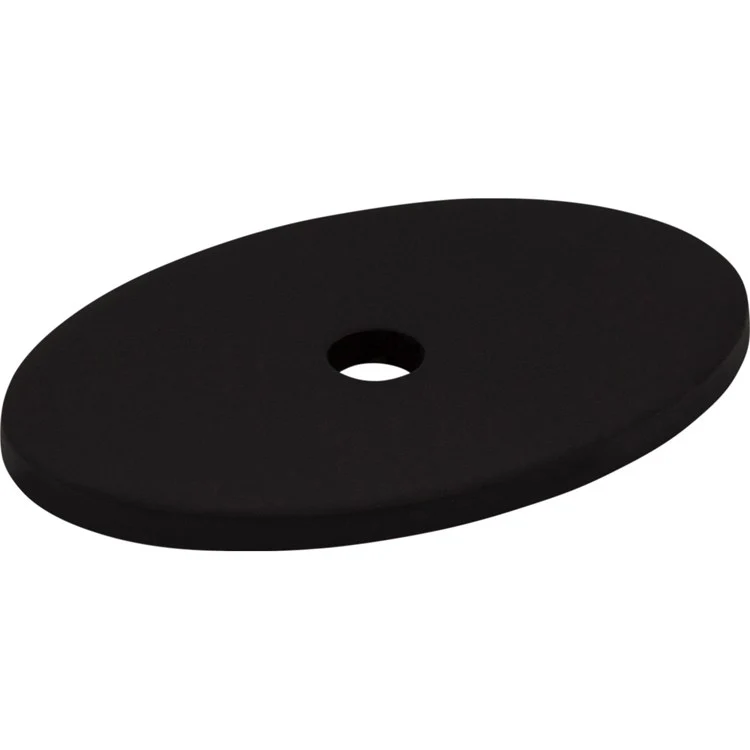 Backplate Sanctuary Oval 1-1/2 Inch Flat Black Steel TK60BLK - Frankwebs